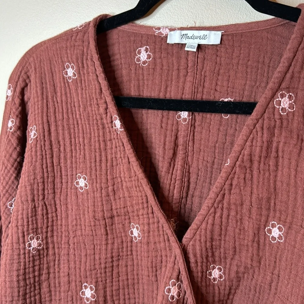 Madewell Lightspun Maira Wrap Top - Picture 4 of 8
